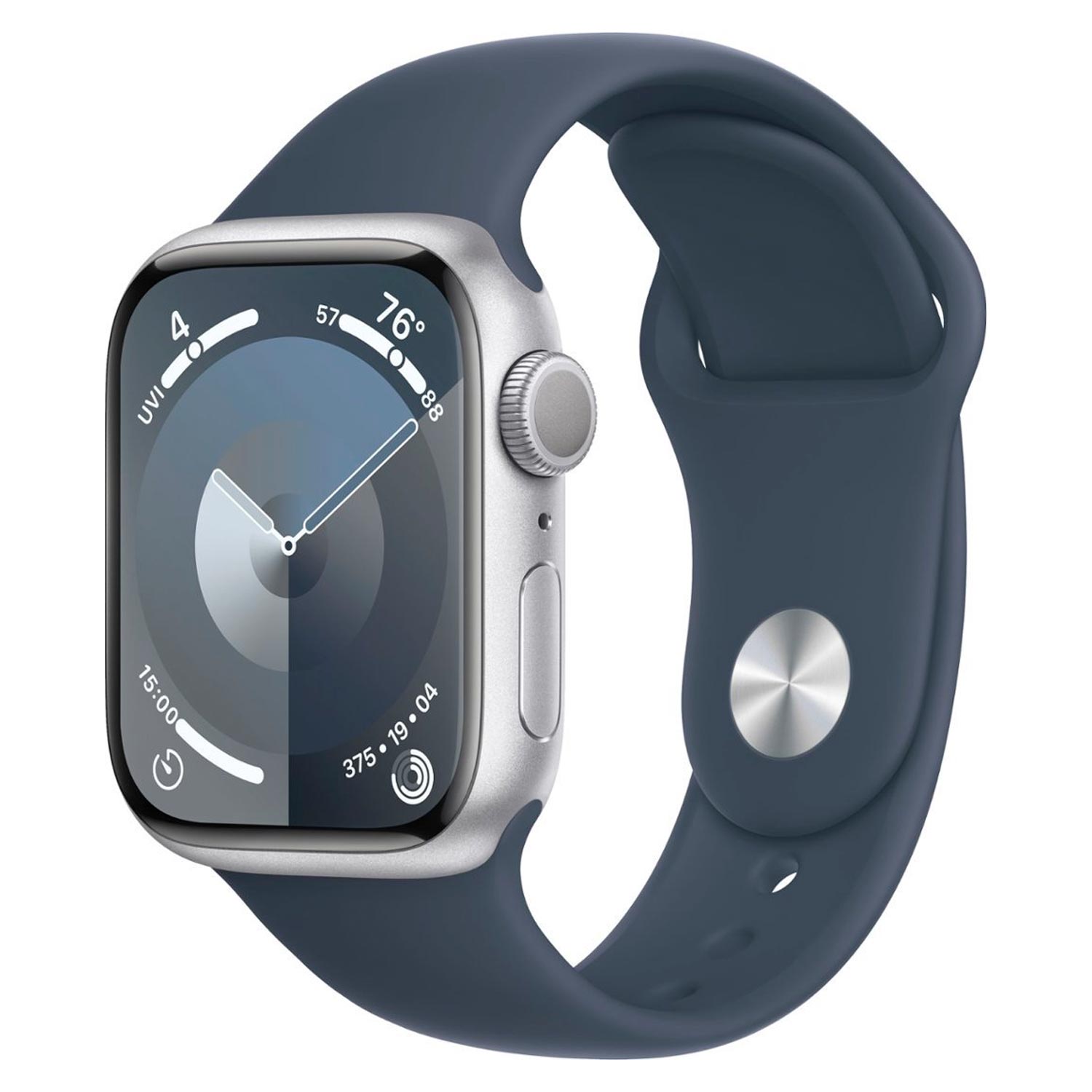 Apple Watch Series 9 MR903LW/A Caixa Alumínio 41mm Prata
