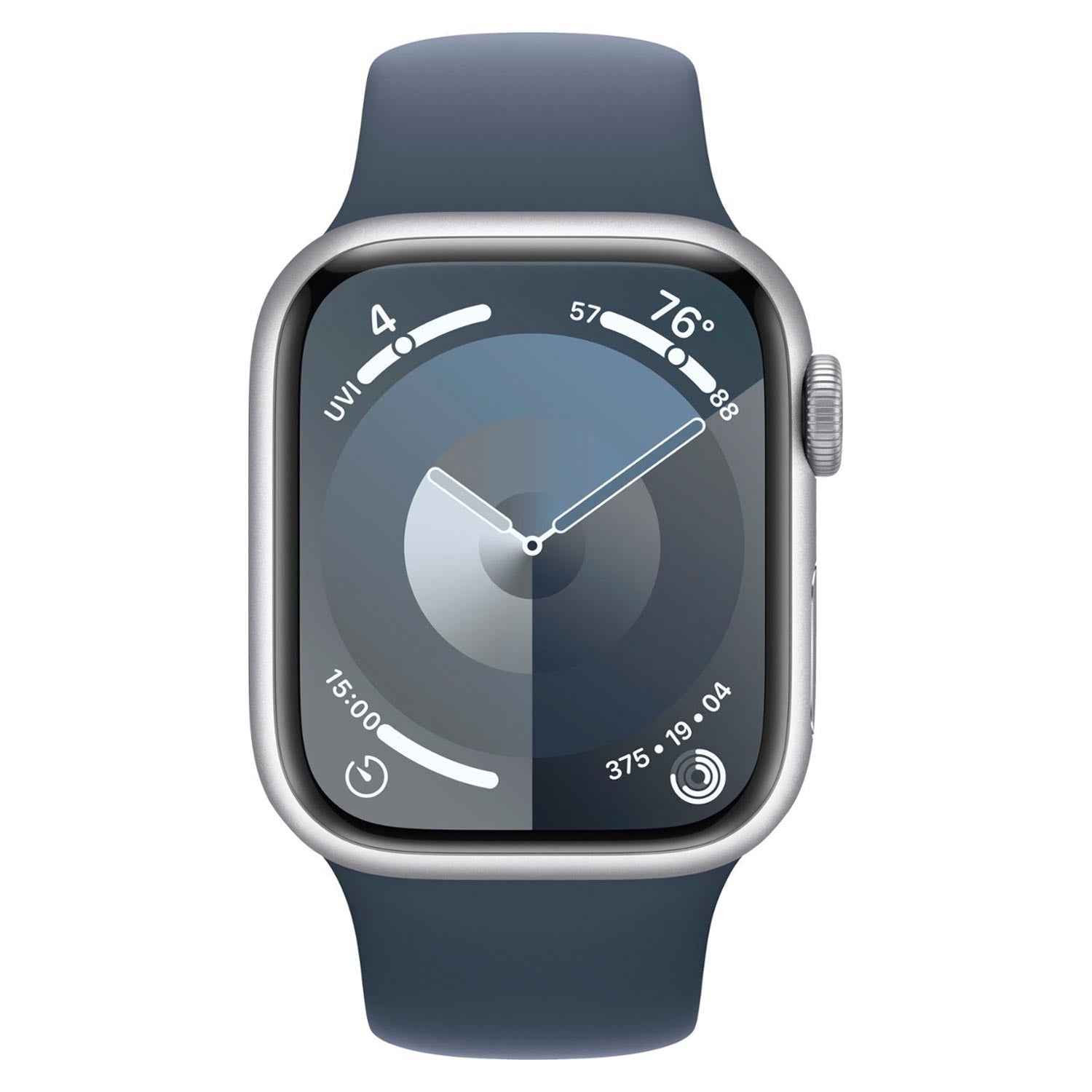 Apple Watch Series 9 MR903LW/A Caixa Alumínio 41mm Prata