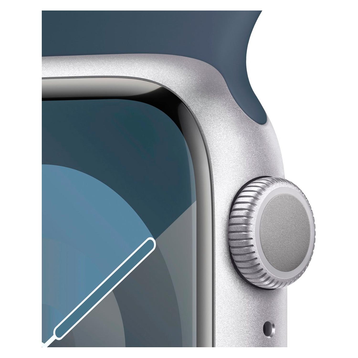 Apple Watch Series 9 MR903LW/A Caixa Alumínio 41mm Prata